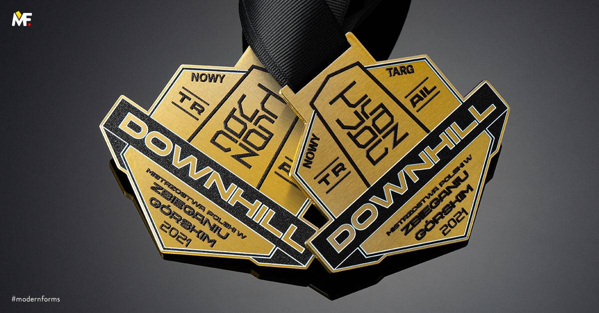 Medaillen Sport Laufsport Benutzerdefiniert Edelstahl Einseitig Gold Premium 