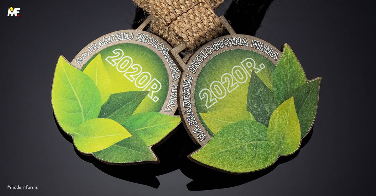 Medaillen Gelegentlich Umweltfreundlich Benutzerdefiniert Einseitig Premium Recyclingmaterial 