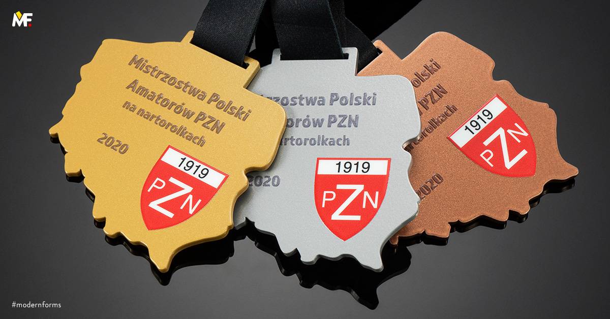 Medaillen Sport Wintersport Benutzerdefiniert Braun Einseitig Gold Premium Silber Stahl 