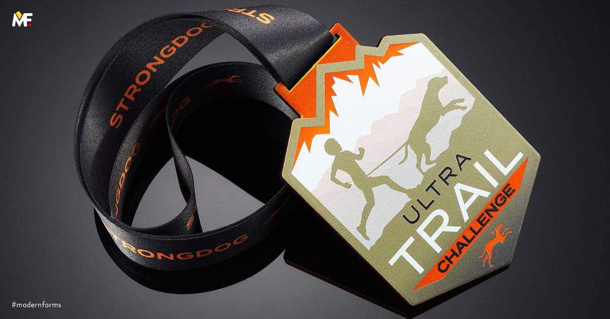 Medaillen Sport Laufsport Benutzerdefiniert Edelstahl Einseitig Exclusive Orange 