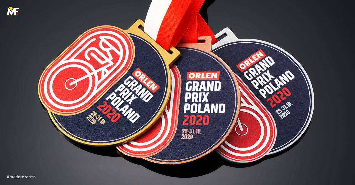Medaillen Sport Radsport Benutzerdefiniert Braun Einseitig Gold Premium Silber Stahl 
