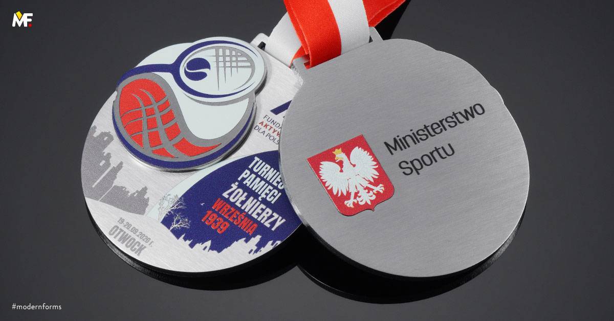 Medaillen Sport Tennis Benutzerdefiniert Edelstahl Multilateral Premium Silber 