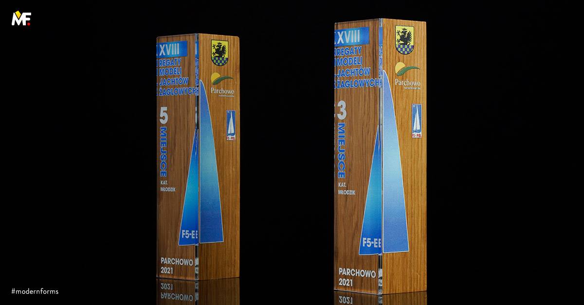Trophäen Sport Wassersport Benutzerdefiniert Holz Plexiglas Premium 