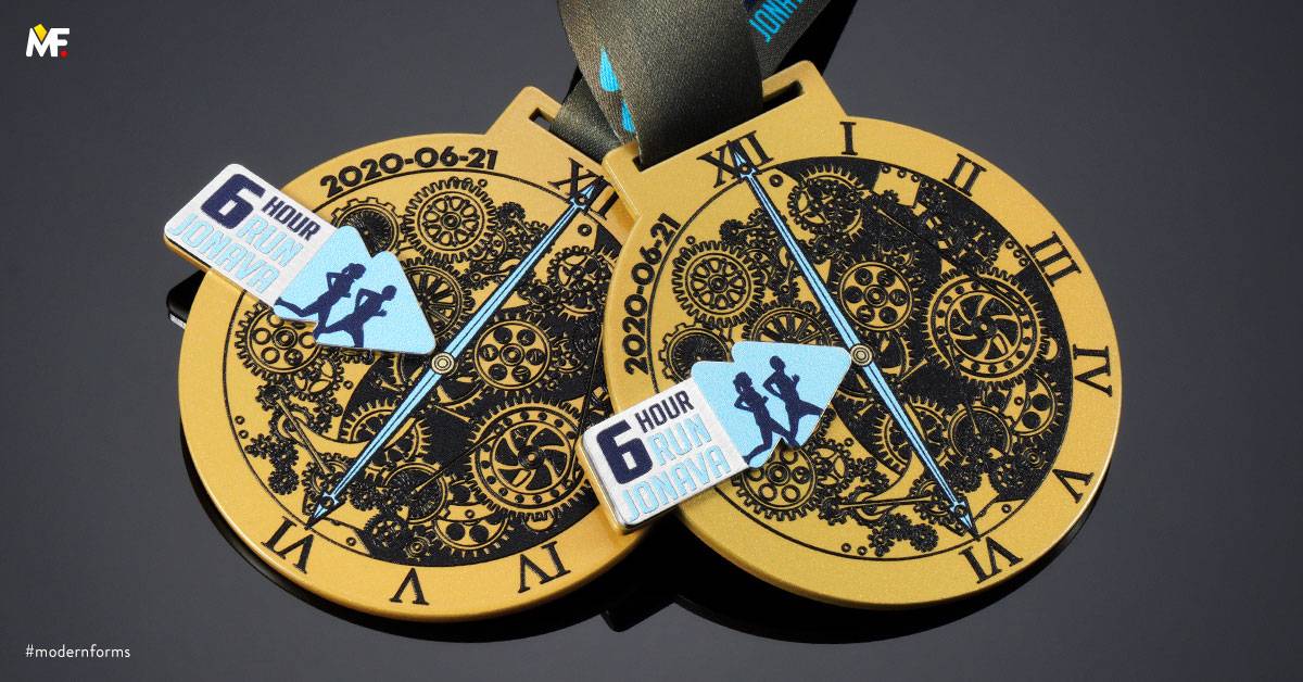 Medaillen Sport Laufsport Benutzerdefiniert Edelstahl Einseitig Gold Premium Stahl 