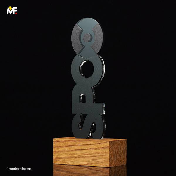 Statuetki Okolicznościowe Nagrody specjalne Czarny Drewno Jednostronny Niestandardowy Pleksi Premium Stal 