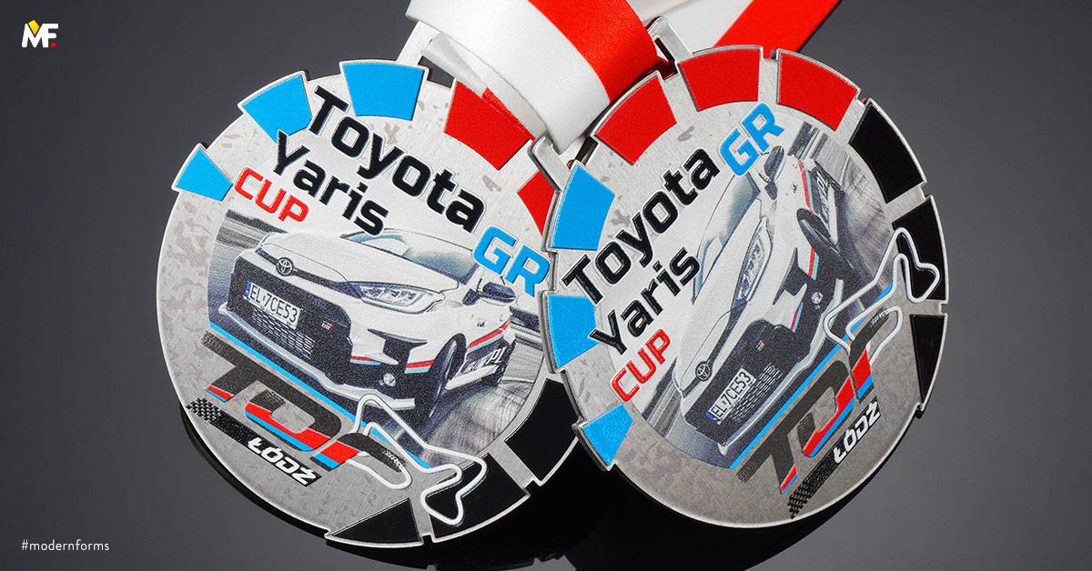 Medaillen Sport Motorsport Benutzerdefiniert Edelstahl Einseitig Premium Silber 