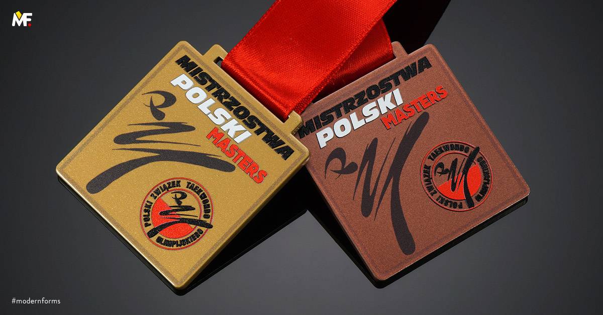 Medaillen Sport Kampfkunst Benutzerdefiniert Braun Einseitig Gold Premium Silber Stahl 