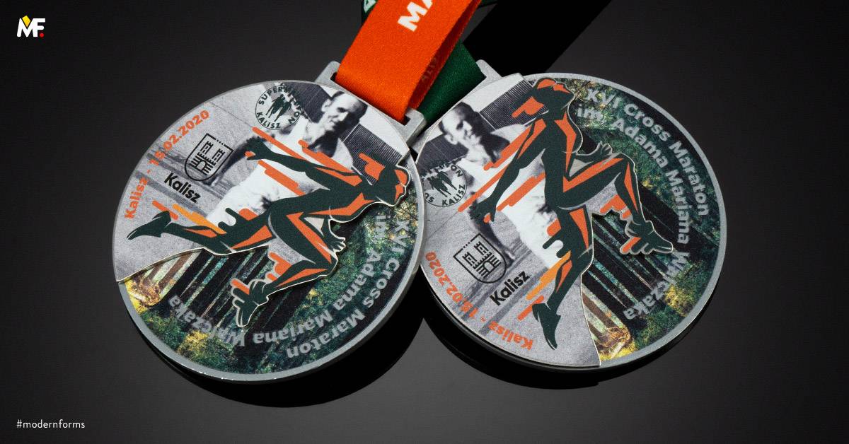Medaillen Sport Laufsport Benutzerdefiniert Edelstahl Einseitig Premium Silber Stahl 
