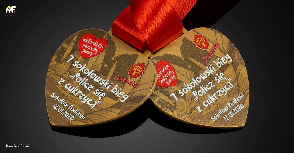 Medaillen Sport Laufsport Benutzerdefiniert Einseitig Gold Premium Stahl 