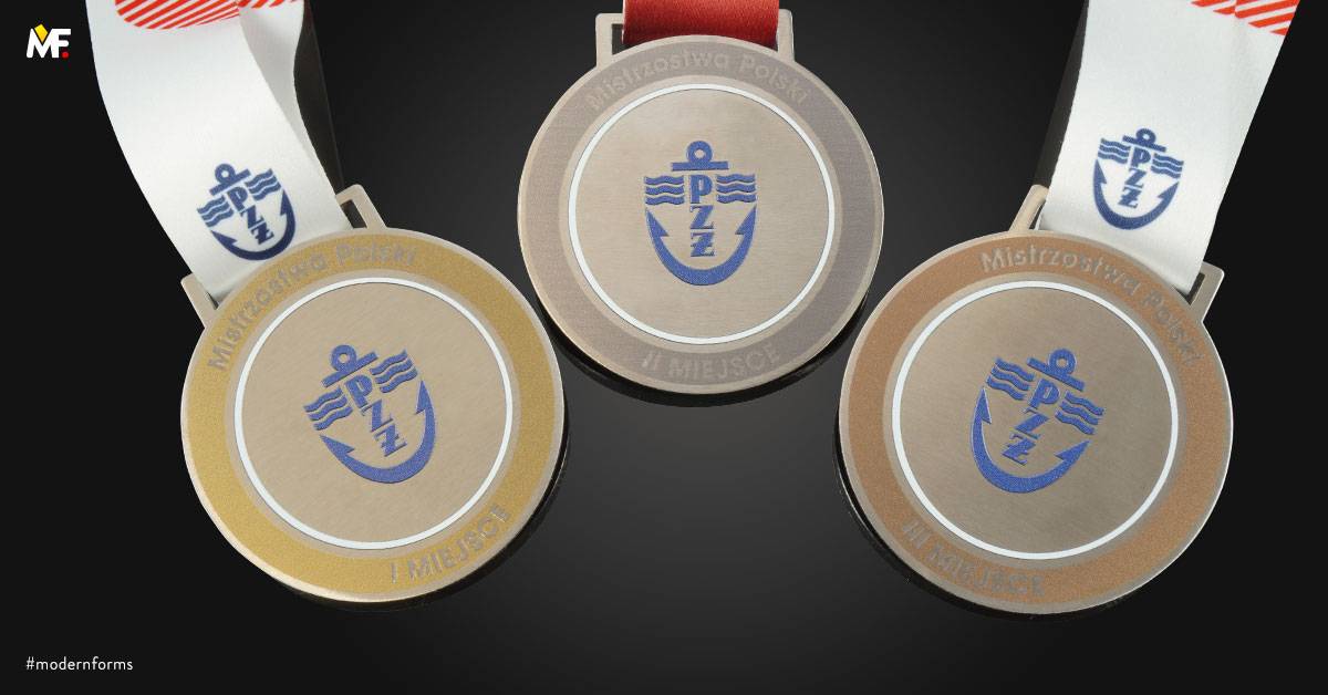 Medaillen Sport Wassersport Edelstahl Premium 