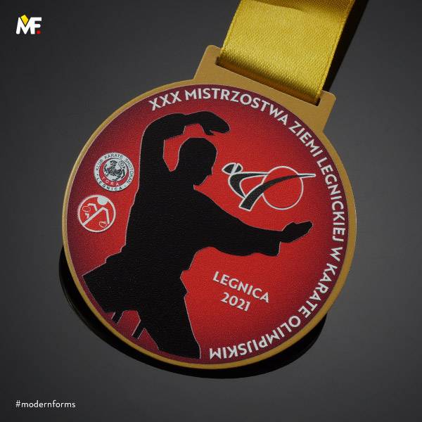 Medale Sportowe Sporty walki Brązowy Jednostronny Srebrny Stal Standard Standardowy Złoty 