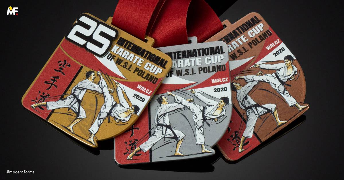 Medaillen Sport Kampfkunst Benutzerdefiniert Braun Edelstahl Einseitig Gold Premium Silber Stahl 