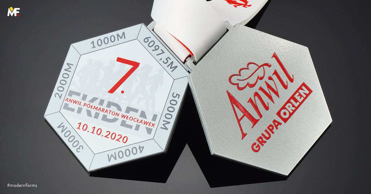Medaillen Sport Laufsport Benutzerdefiniert Multilateral Premium Silber Stahl 