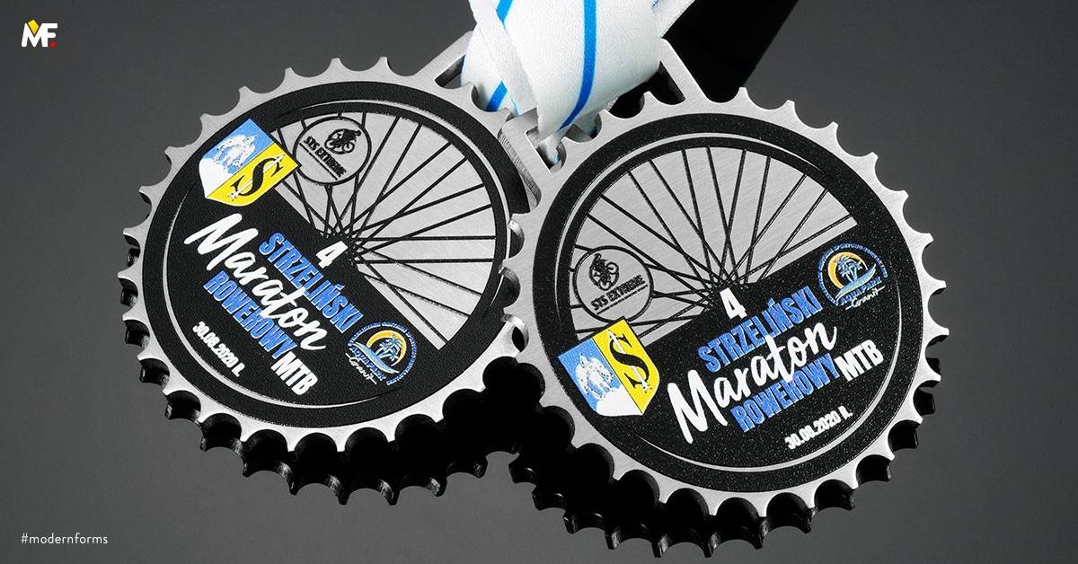 Medaillen Sport Radsport Benutzerdefiniert Edelstahl Einseitig Premium Silber 