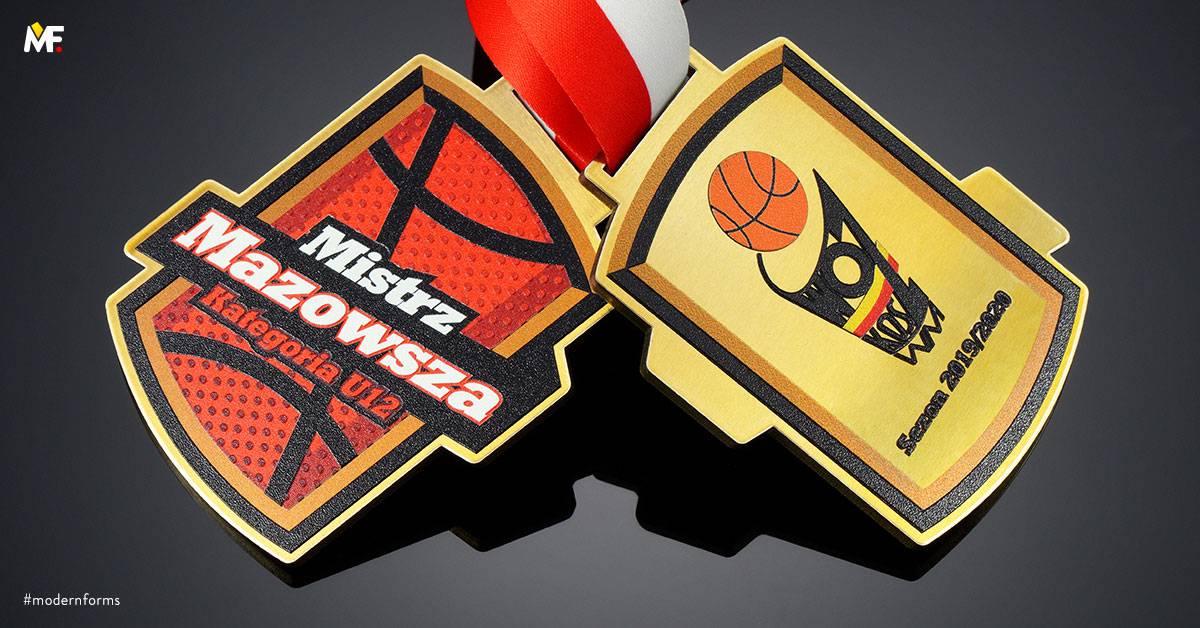 Medaillen Sport Basketball Benutzerdefiniert Edelstahl Gold Multilateral Premium 