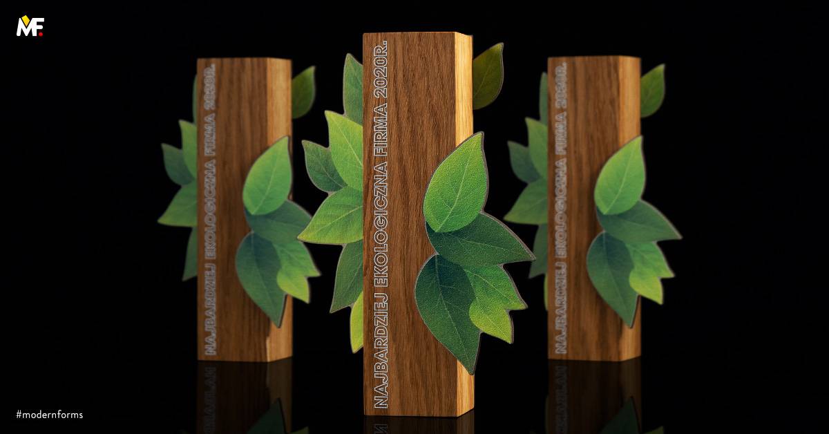 Trophäen Gelegentlich Umweltfreundlich Benutzerdefiniert Einseitig Holz Premium Recyclingmaterial 